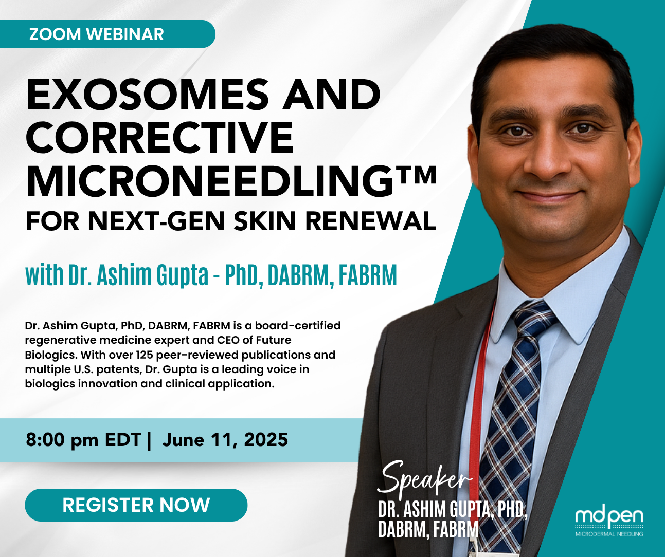 Webinar Corrective MicroneedlingTM  X Regenerative Science